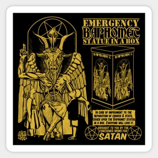 Baphomet In A Box Sticker
